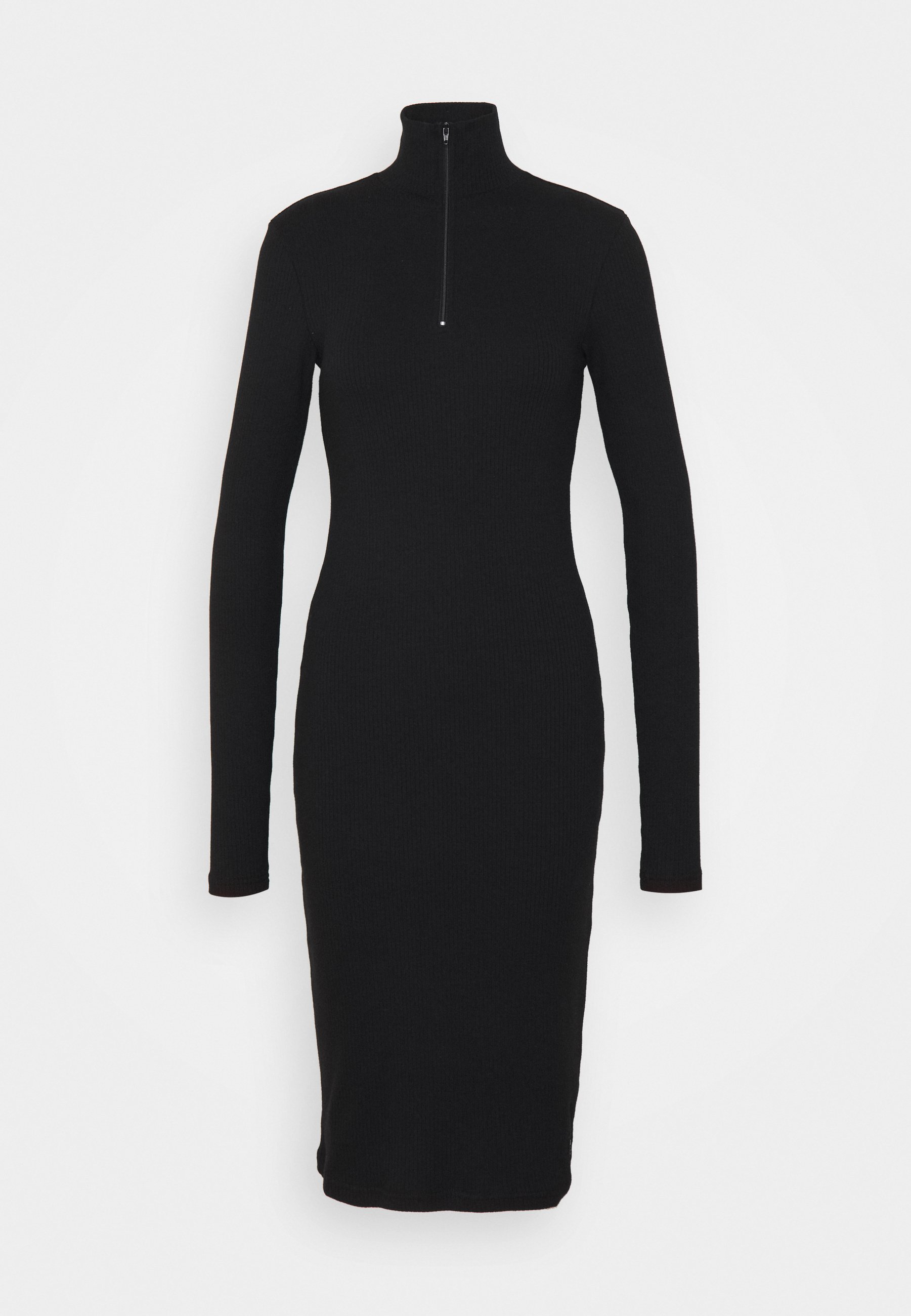 ELLY DRESS - Gebreide jurk - black