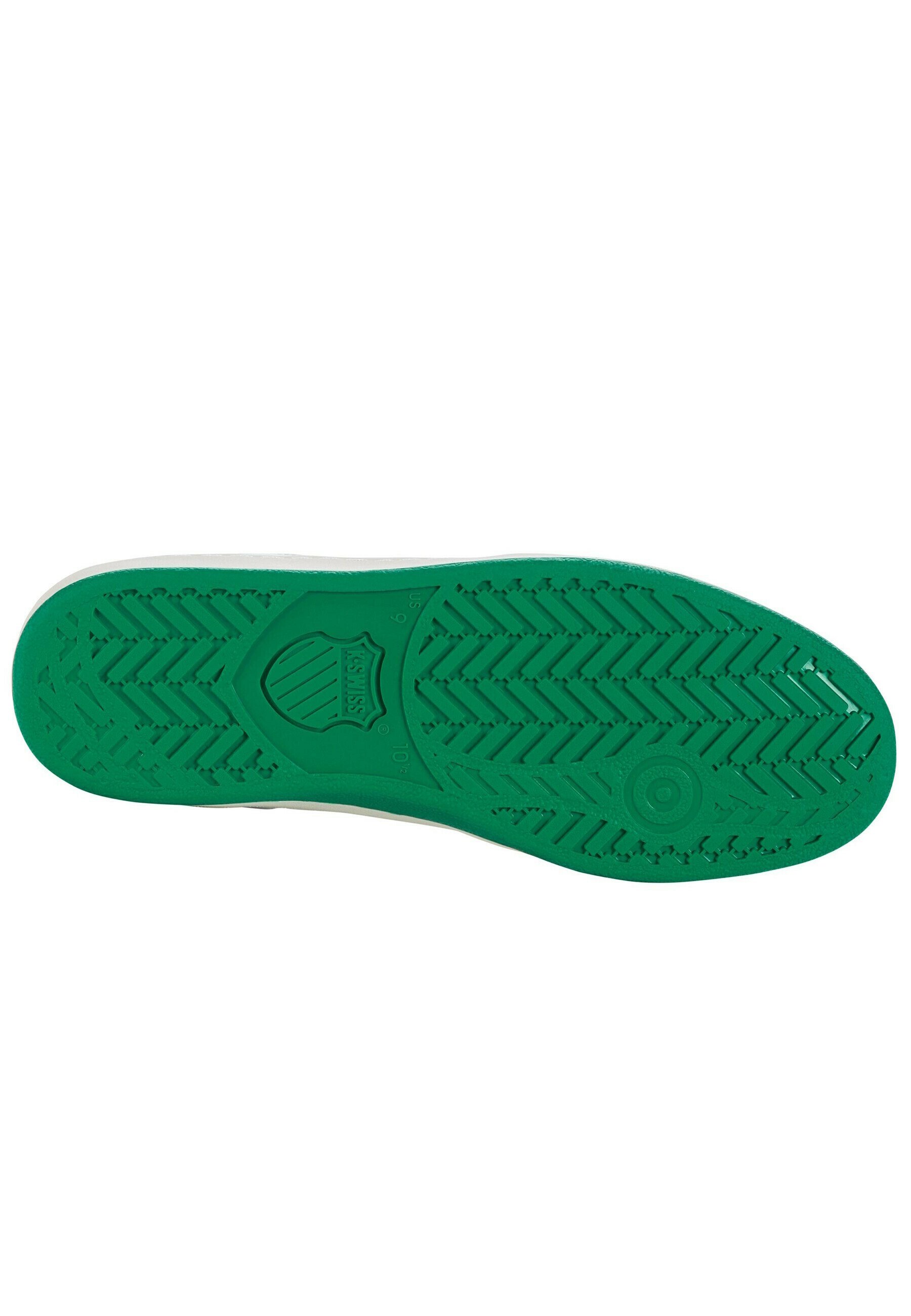 K-Swiss Herren K-varsity Sneaker – Im Vintage-Tennis-Design, Mit Mesh/Suede-Obermaterial, Leicht & Atmungsaktiv