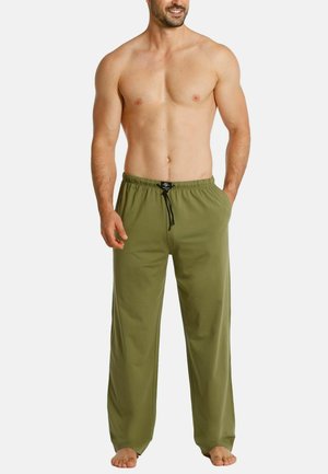 MIT SEITENTASCHEN - Nachtwäsche Hose - olive
