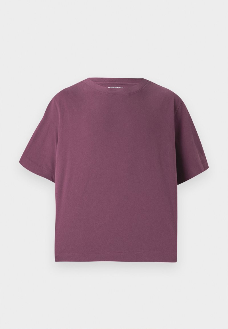 Abercrombie & Fitch T-shirt basic donkerrood Abercrombie & Fitch T-shirt basic donkerrood