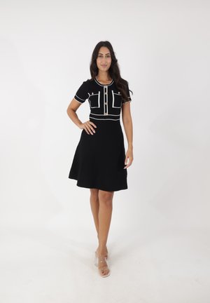 Blusenkleid - schwarz