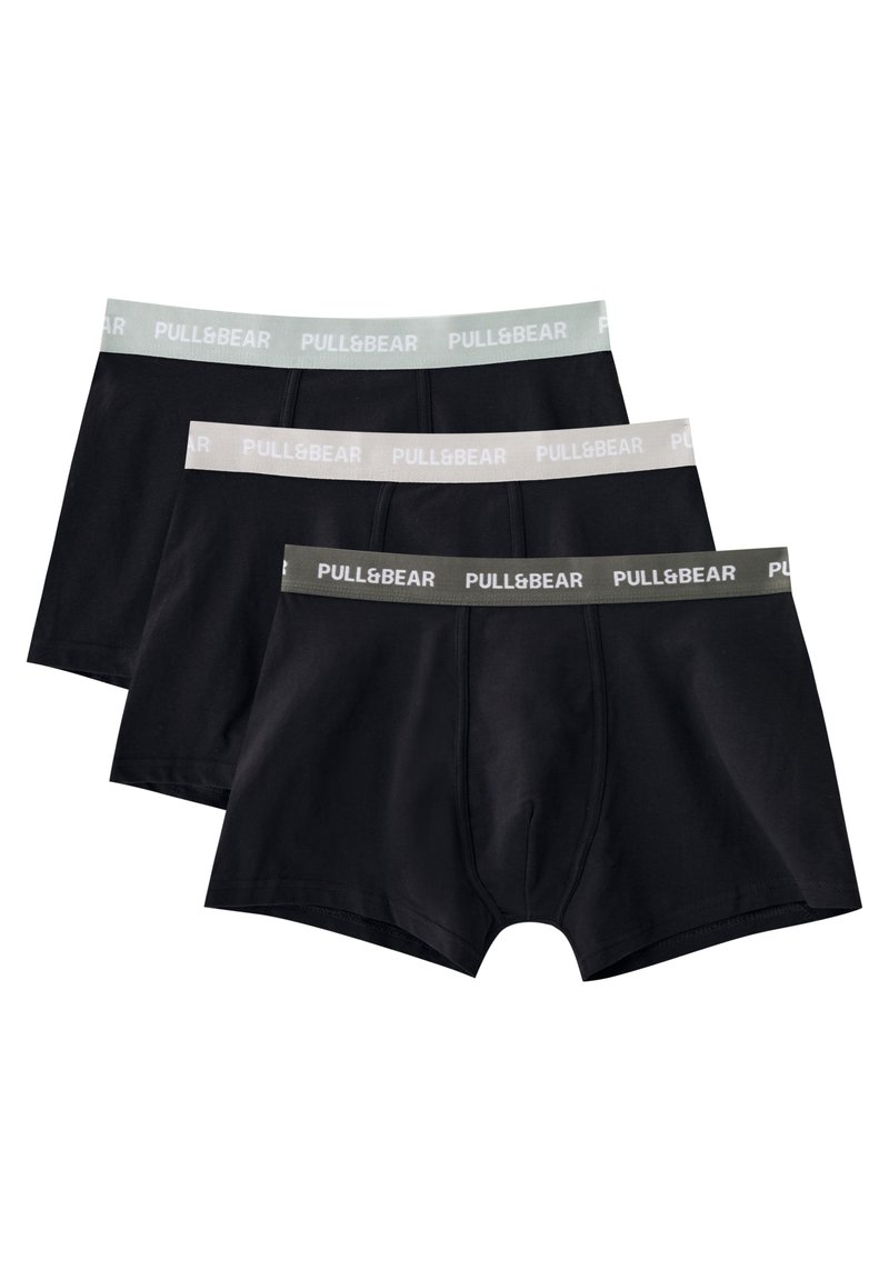 PULL&BEAR PACK OF 3 - Panties - black/schwarz - Zalando.at