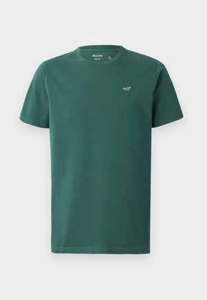 Hollister Co. ICON CREW - T-shirts basic - green