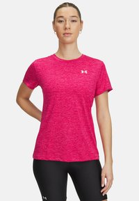 Under Armour TECH TWIST - Camiseta deportiva - shaded fuchsia (681)