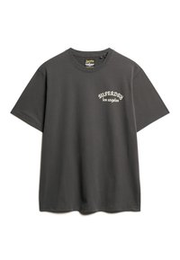 Superdry & Co TATTOO BACK GRAPHIC - Camiseta estampada - charcoal