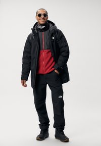 The North Face M GLACIER HEAVYWEIGHT FULL ZIP - Jakna od flisa - garnet red/asphalt grey