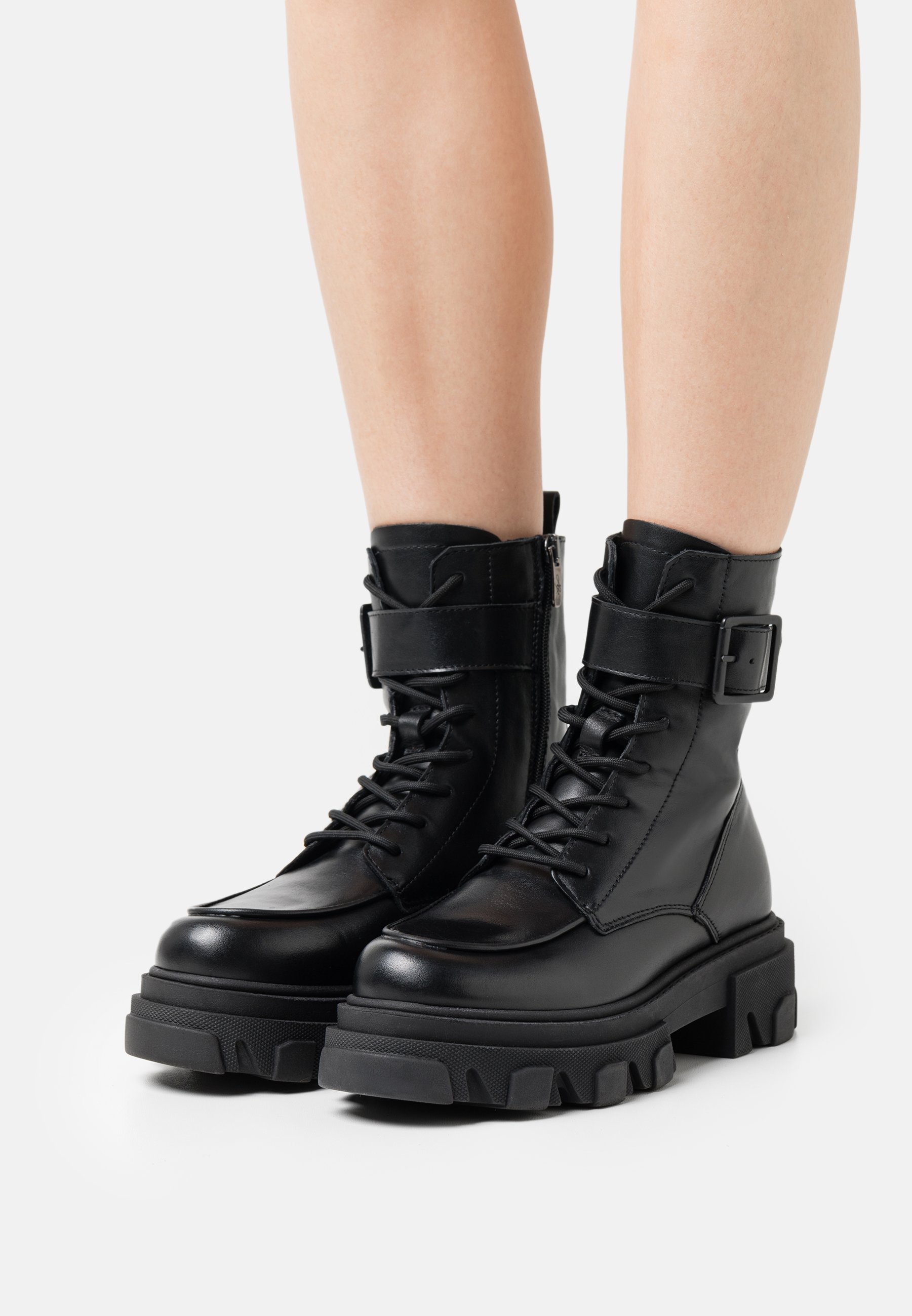 Alpe LIVERPOOL - Botines con cordones - black/negro - Zalando.es