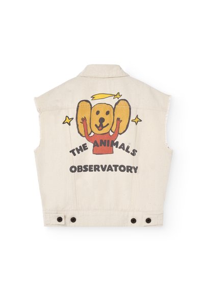 THE ANIMALS OBSERVATORY UNISEX - Waistcoat - raw white