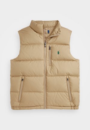 Polo Ralph Lauren QUILTED DOWN GILET - Chaleco - vintage khaki