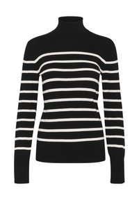 CUSALTO ANNEMETTE - Maglione - black whitecap stripe