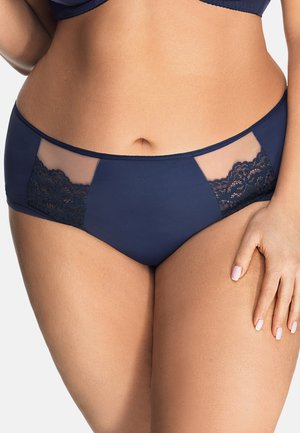 LUISSE - Pants - granatowy