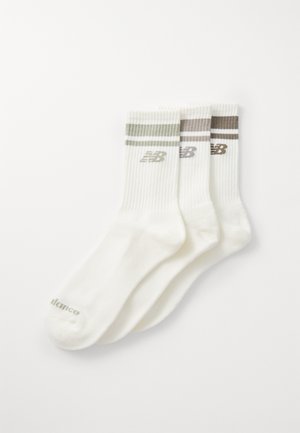 EVERYDAY STRIPE MIDCALF UNISEX 3 PACK - Chaussettes - sand/white
