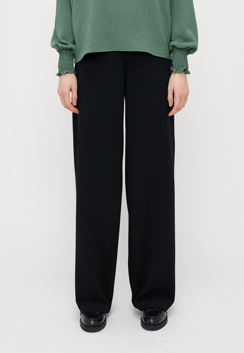 Vero Moda Tall VMBERLIN ZAMIRA WIDE  - Nohavice - black