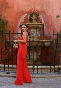 THE-ARE ANCHO ELEGANTE - Broek - red