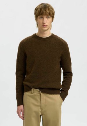 SLHRAI CREW NECK - Maglione - demitasse