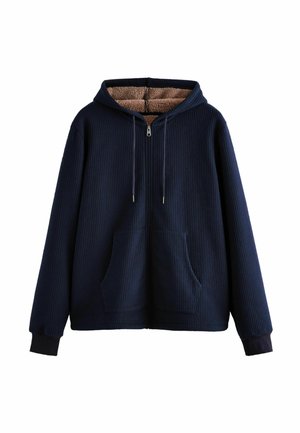 Cipzáras pulóver - navy blue