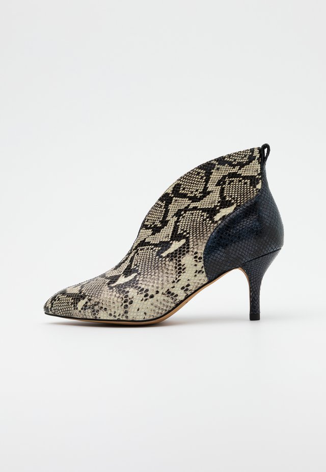 multi coloured ankle boots uk