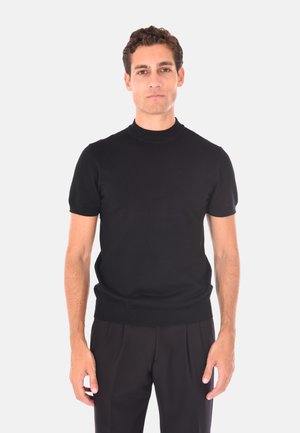 MEZZO COLLO - T-shirt basic - nero