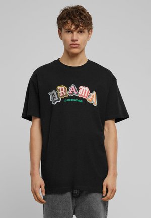 Upscale by Mister Tee DRAMA I CHOOSE HEAVY  - T-shirt imprimé - black