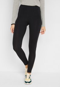 bonprix STRETCH 2ER PACK  BEQUEME UND ELASTISCHEM BUND - Leggings - black