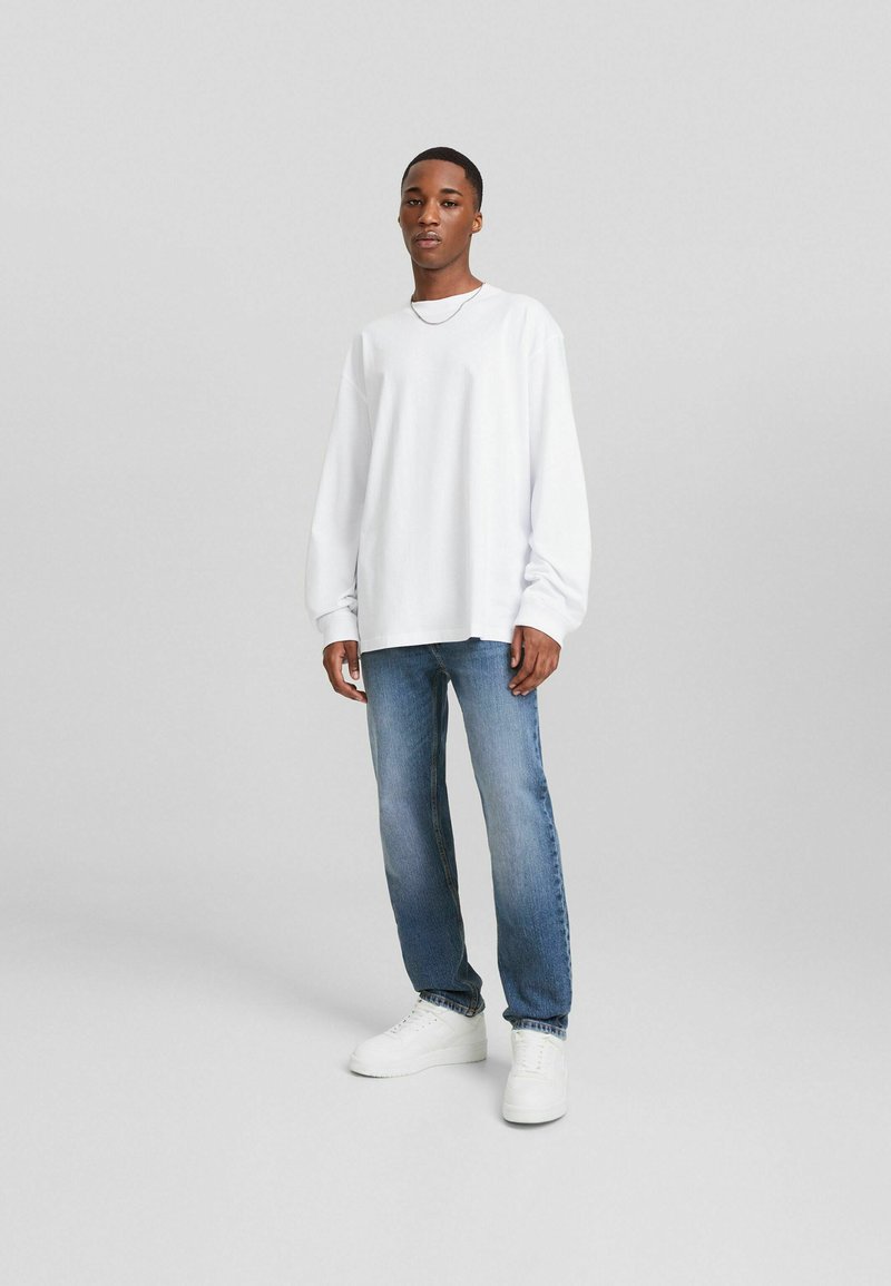 Bershka Straight leg jeans lichtblauw