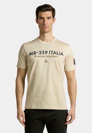 AERONAUTICA MILITARE, T-shirt con stampa - beige