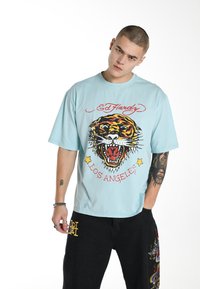 Ed Hardy - TIGER VINTAGE  - Print T-shirt - washed salt air Thumbnail Image 1
