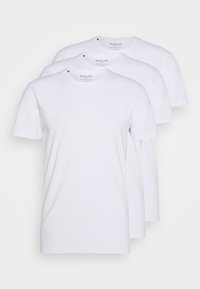 SLHNEWPIMA O NECK TEE 3 PACK  - T-Shirt basic - white