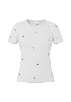 Pieces, T-SHIRT - T-shirt con stampa - cloud dancer