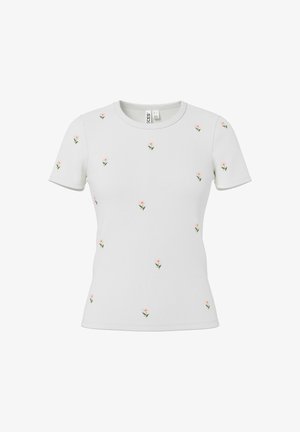 Pieces, T-SHIRT - T-shirt con stampa - cloud dancer