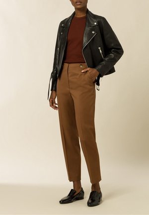 Leather jacket - black