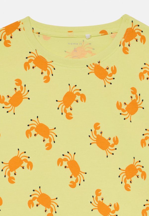 NMMZUMUS SET - Print T-shirt - sunny lime4