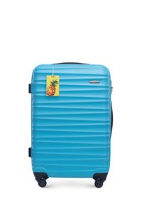 WITTCHEN MEDIUM SUITCASE WITH LUGGAGE TAG FROM ABS - Trolley - blue