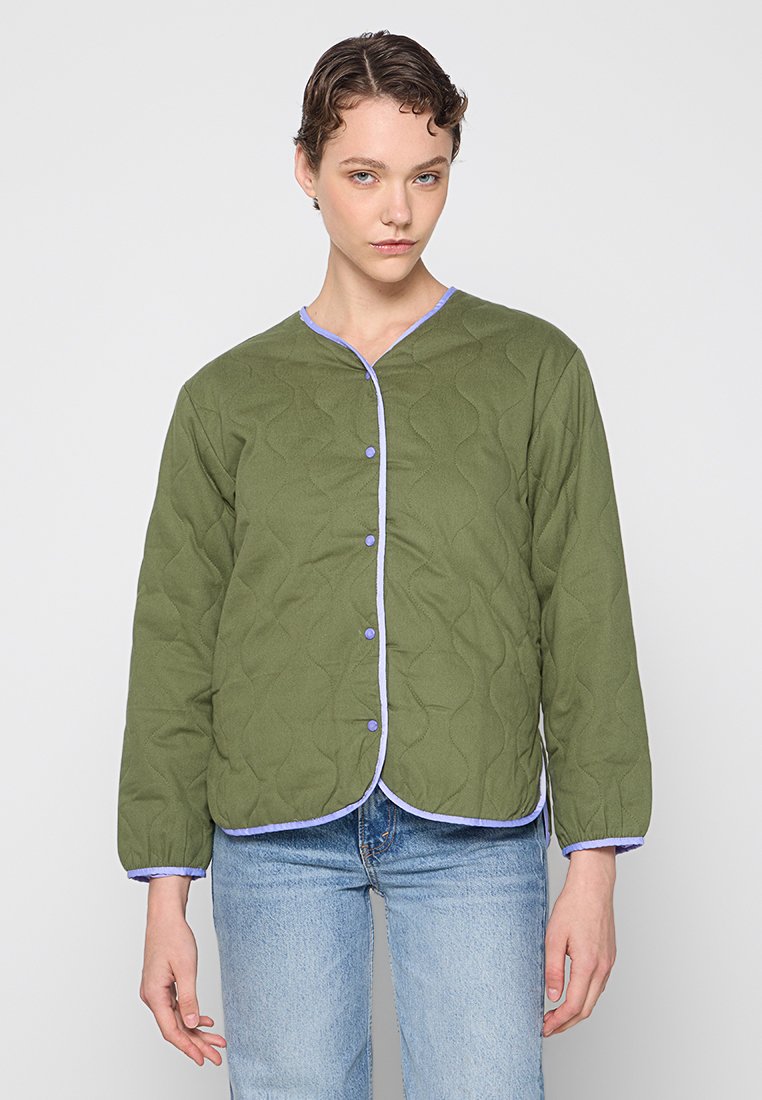 dreimaster Lichte jas olijfgroen