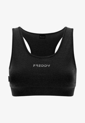 Freddy, Reggiseno sportivo con sostegno medio - nero