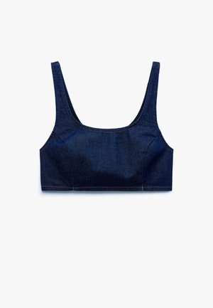 CROP TANK - Top - blue