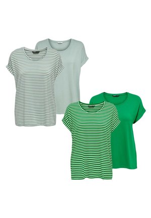 ONLY 4 PACK - T-shirt imprimé - jadeite   jolly green