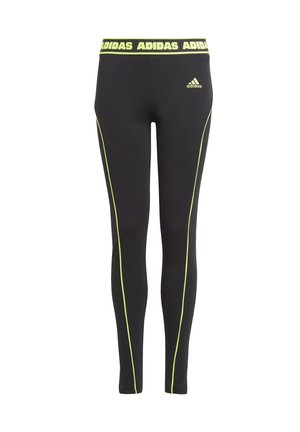 TIGHT - Leggings - Hosen - black/lucid lemon