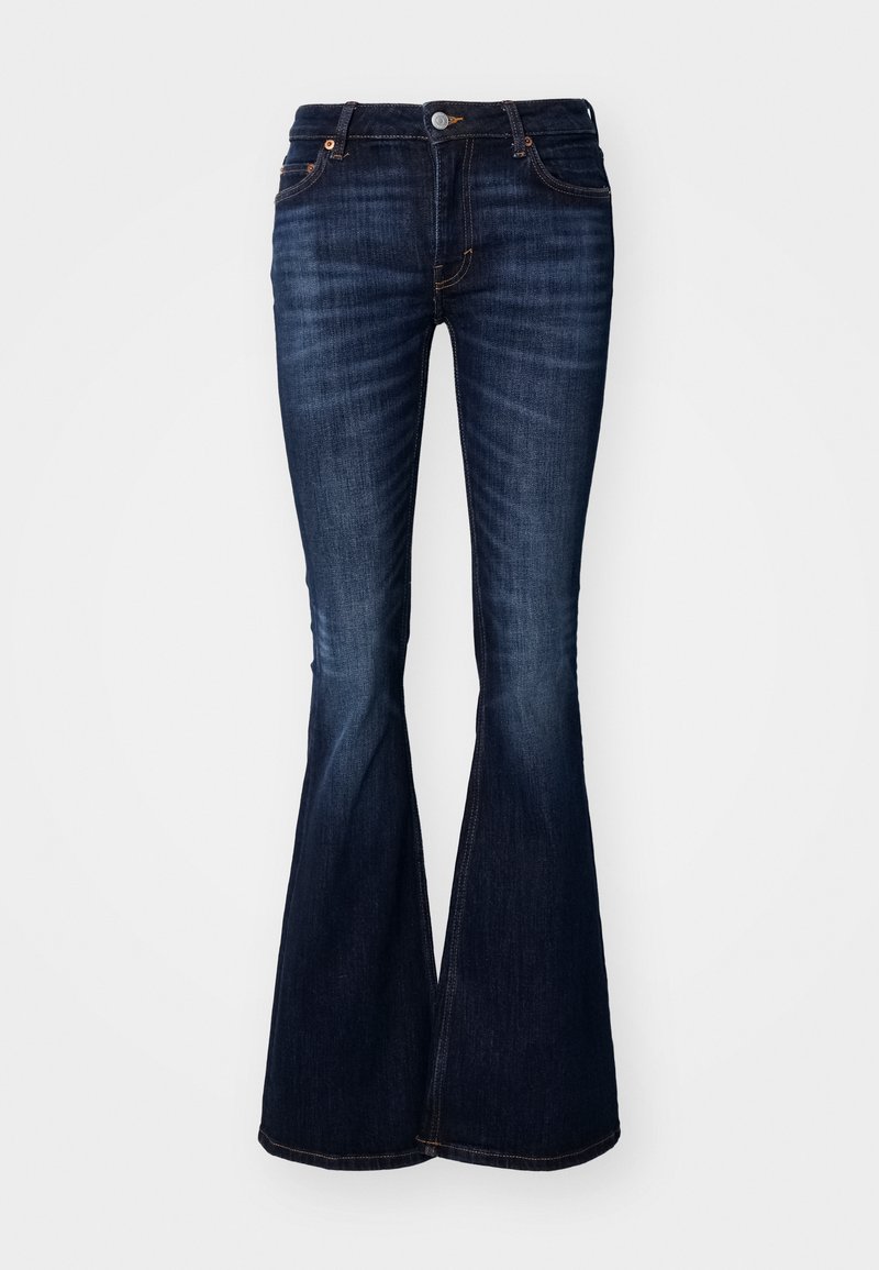Weekday Flared Jeans blauw