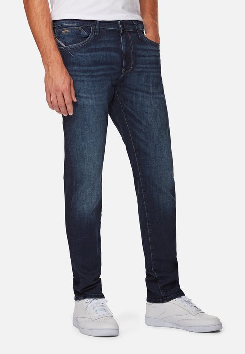 Mavi Men's Matt Mid Rise Relaxed Straight Leg Jeans In Rinse Brushed Nashville – Mavi nada
