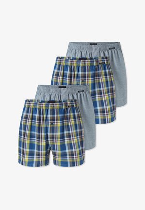 Schiesser, BOXERSHORTS 4-PACK - Bokserishortsit - grau-meliert sortiert