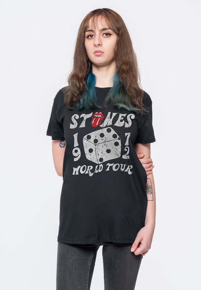Paradiso Clothing THE ROLLING STONES DICE TOUR 72 ECO - Print T-shirt - black