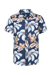 Petrol Industries BOTANICAL SHIRT BALBOA - Skjorta - navy blue