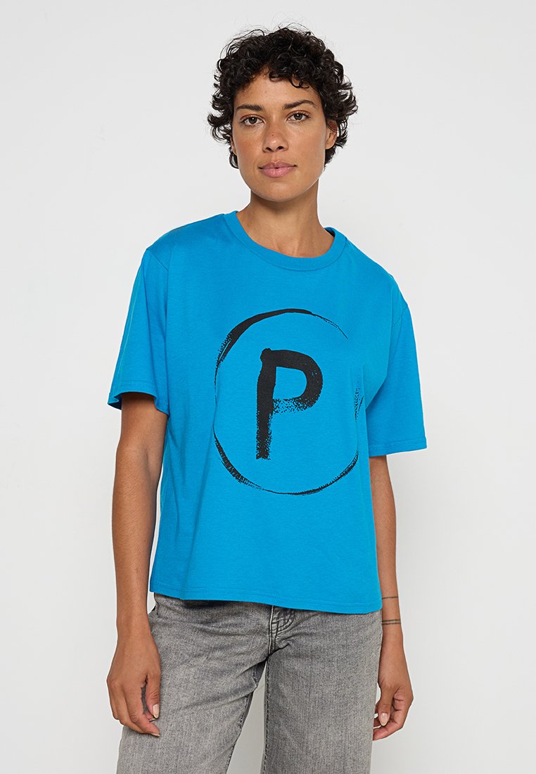 Peuterey T-shirt print blauw