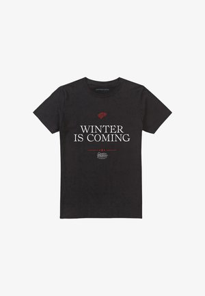 Warner Brothers, GAME OF THRONES WINTER IS COMING TEXT - T-Shirt print - black