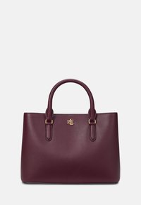 LEATHER SMALL MARCY SATCHEL - Mala de mão - pinot noir