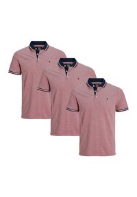 3ER PACK  - Poloshirt - rio red