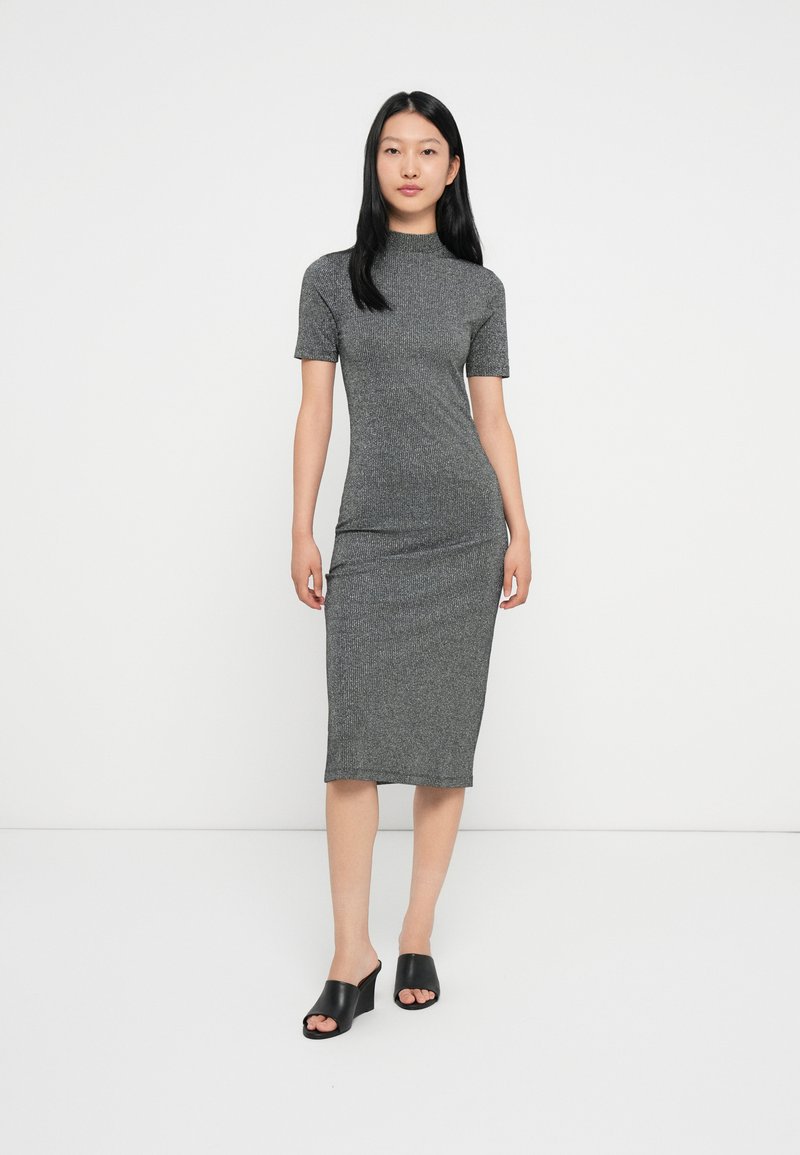 princess polly baby blue dress RIVER ISLAND GREY RIBBED JERSEY BODYCON DRESS COLD SHOULDER DETAIL Size 8
