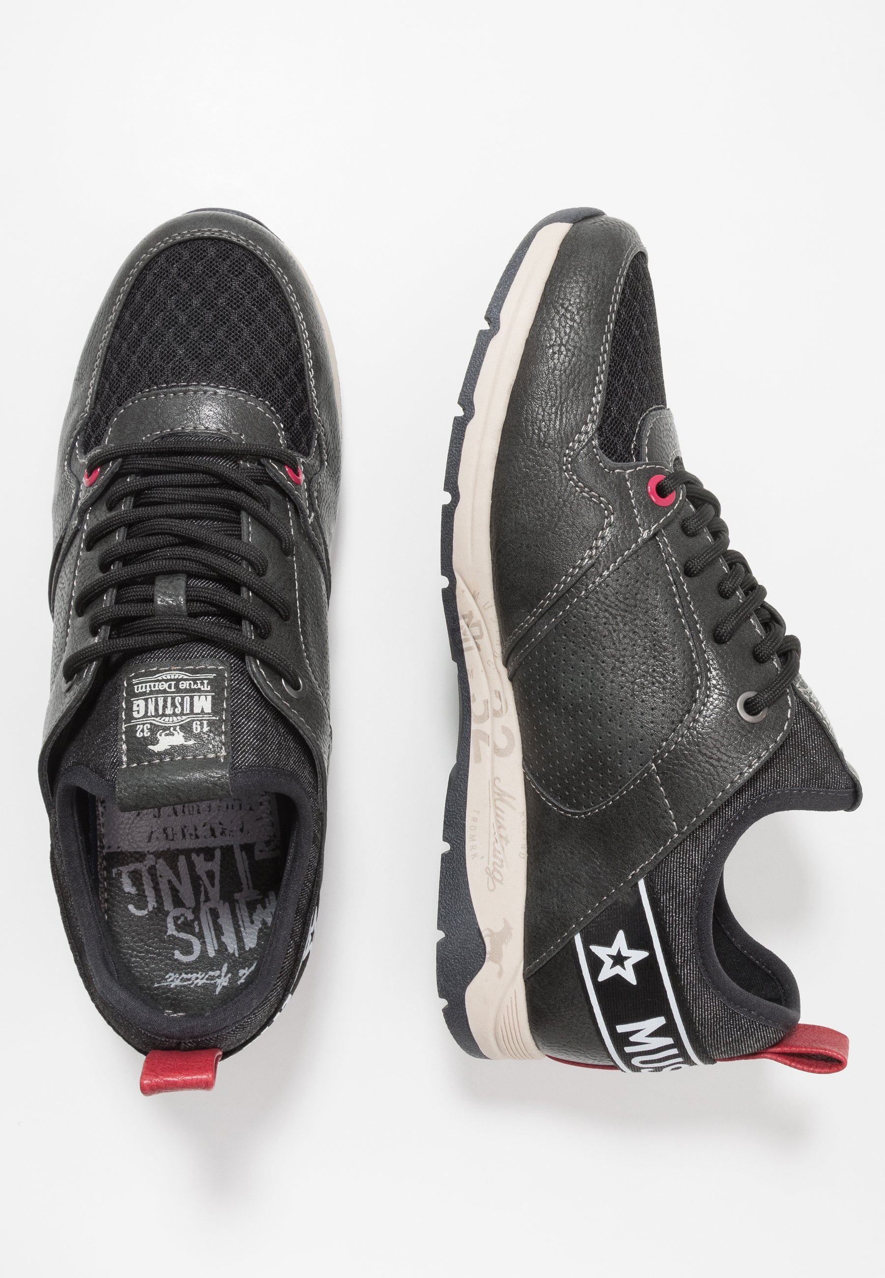 Mustang Joggesko schwarzsvart Zalando.no Mustang Joggesko schwarz Zalando.no
