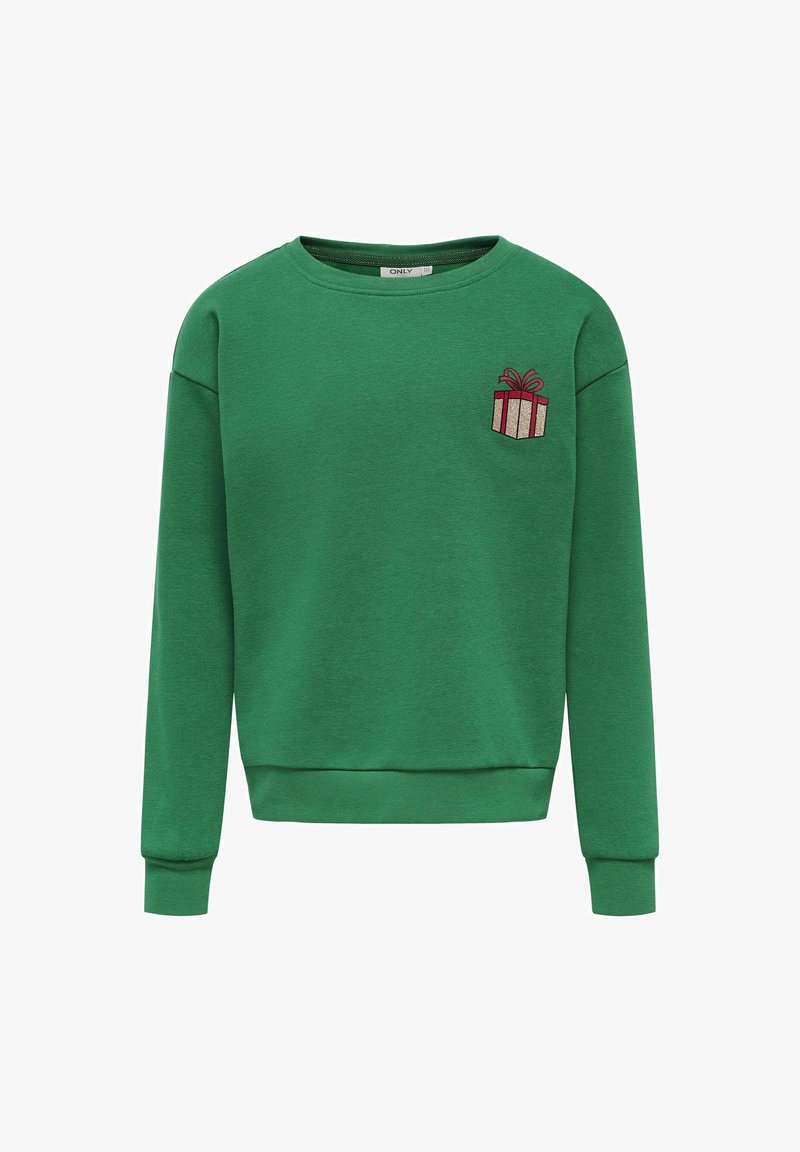 ONLY GIRLS WEIHNACHTS - Sportinis megztinis - green jacket